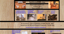 Desktop Screenshot of hardwood101.com